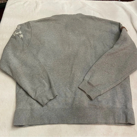 Akoo collegiate football 1946 embroidered crewneck XXL gray 28577 - Picture 2 of 14